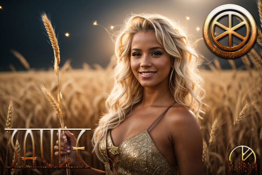 Sonnengöttin Saulé